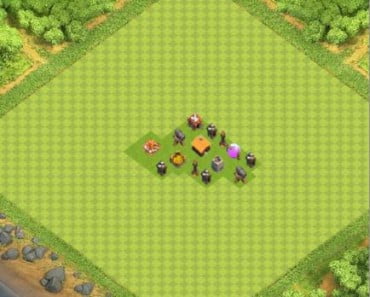 village clash of clans HDV 1 COC