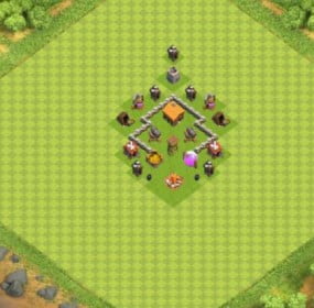 village clash of clans HDV 2 COC