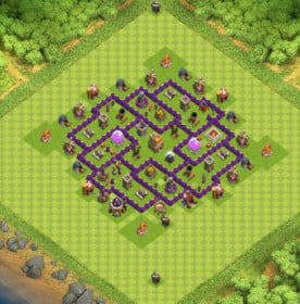 village clash of clans HDV 7 COC 7 village clash of clans HDV 7 COC