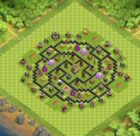 village clash of clans HDV 8 COC 6 village clash of clans HDV 8 COC