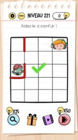 solution Brain Test Niveau 221