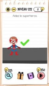 solution Brain Test niveau 222