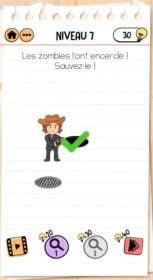 solution Brain Test 2 Joe le chasseur de monstres NIVEAU 7