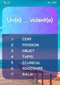 solution top 7 niveau 154