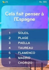 solution top 7 niveau 155