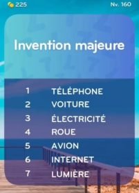 solution top 7 niveau 160