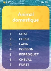 solution top 7 niveau 161