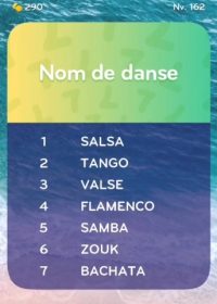 solution top 7 niveau 162