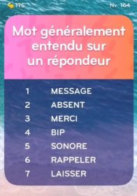 solution top 7 niveau 164