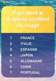 solution top 7 niveau 167