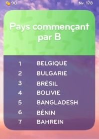 solution top 7 niveau 178