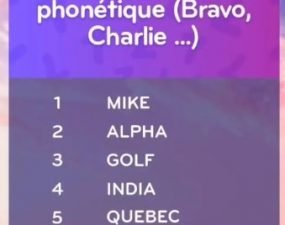 solution top 7 niveau 179 – code dans l’alphabet phonétique ( bravo, charlie .. )?