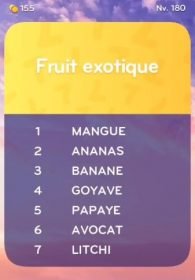 solution top 7 niveau 180