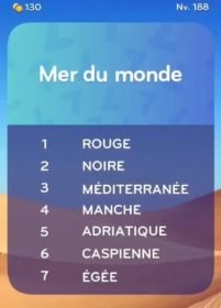 solution top 7 niveau 188