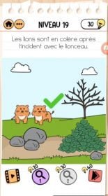 solution Brain Test 2 Les aventures de Rouky NIVEAU 19