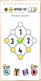 solution Brain Test Niveau 191