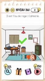 solution Brain Test Niveau 260