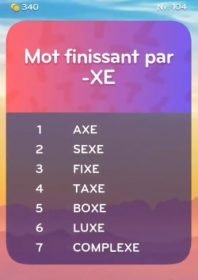 solution top 7 niveau 104