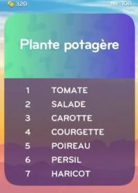 solution top 7 niveau 108