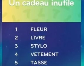 solution top 7 niveau 115 – un cadeau inutile ?