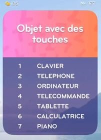 solution top 7 niveau 127