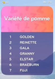 solution top 7 niveau 130