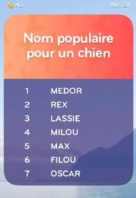 solution top 7 niveau 131