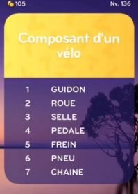 solution top 7 niveau 136