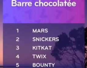 solution top 7 niveau 137 – barre chocolatée ?