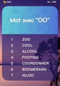 solution top 7 niveau 140