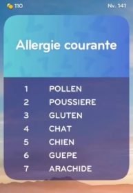 solution top 7 niveau 141