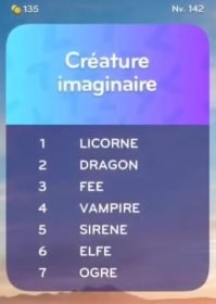 solution top 7 niveau 142