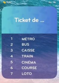 solution top 7 niveau 16