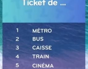 solution top 7 niveau 16 – ticket de … ?