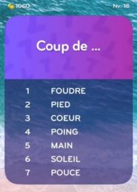 solution top 7 niveau 18
