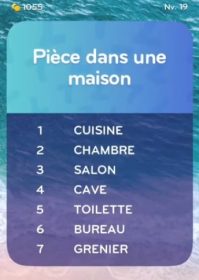 solution top 7 niveau 19