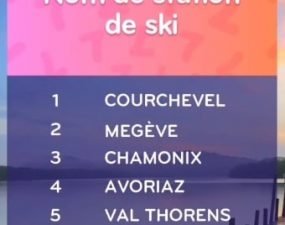 solution top 7 niveau 193 – nom de station de ski ?