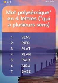 solution top 7 niveau 194