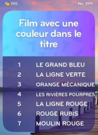 solution top 7 niveau 199