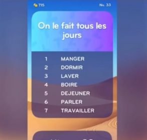 solution top 7 niveau 33