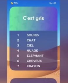 solution top 7 niveau 36