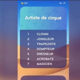 solution top 7 niveau 41