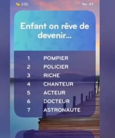 solution top 7 niveau 47