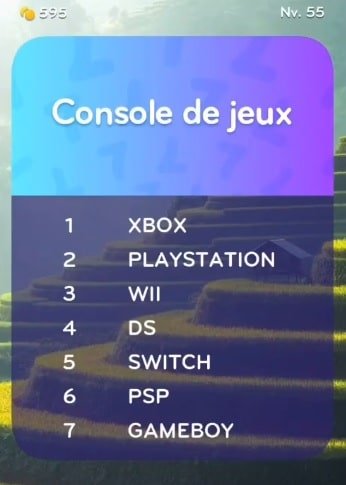 Solution Top 7 Niveau 55 Console De Jeux Android Iphone