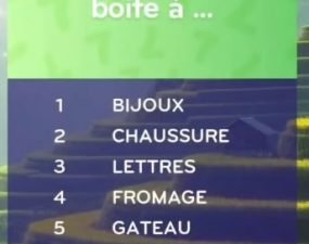 solution top 7 niveau 56 – boite à … ?