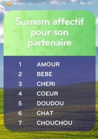 solution top 7 niveau 62