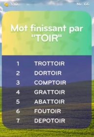 solution top 7 niveau 66