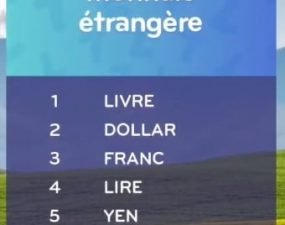 solution top 7 niveau 68 – monnaie étrangère ?