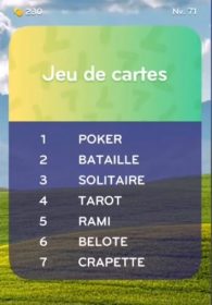 solution top 7 niveau 71