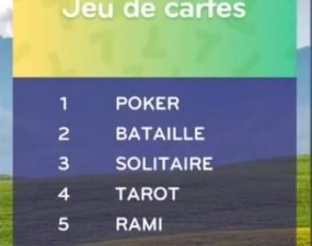 solution top 7 niveau 71 – jeu de cartes ?